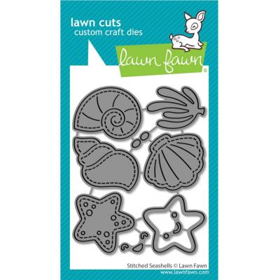 Lawn Fawn Lawn Cuts - Stitches Seashells
